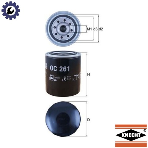 Oil filter 261 - oil,