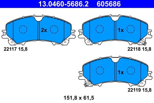 Brake pads ate - brake,