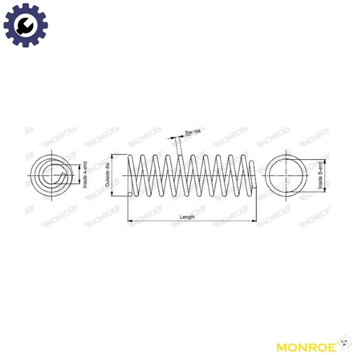 Suspension spring sp1730 for - suspension,