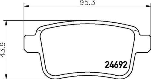 Brake pads 8db 355 013 - 8db,