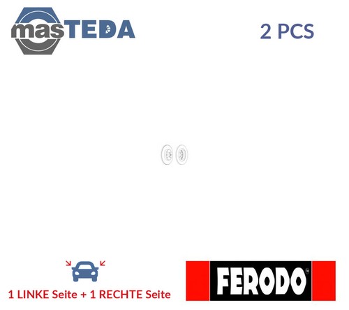 Ddf1502c brake discs set front - set,