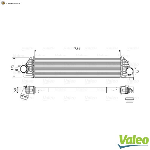 Intercooler 818561 for opel - for,