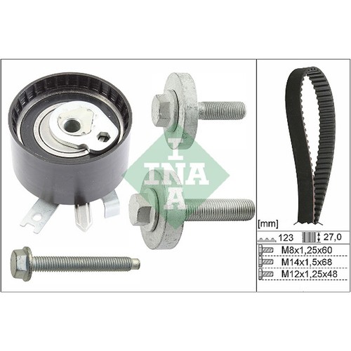 Timing belt kit - belt, for