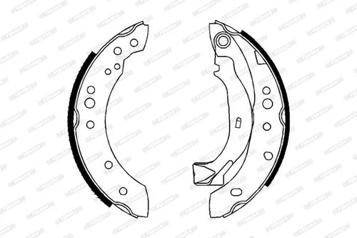 Brake shoes fsb626 ferodo for - brake,