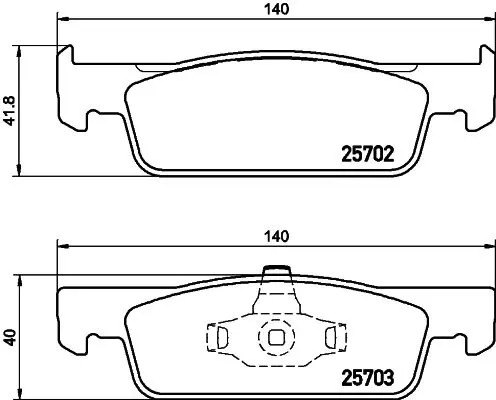 Brake pads 8db - brake,