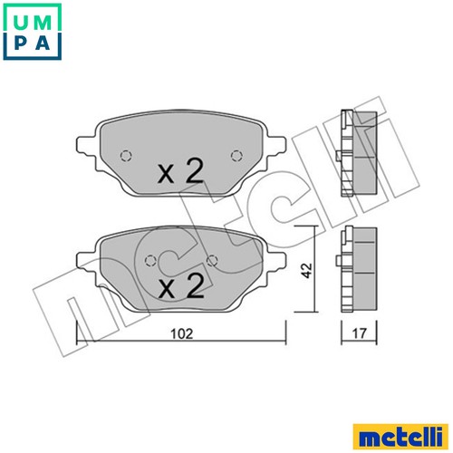 Brake pad set disc - brake,