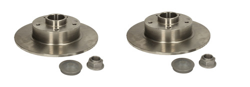 Brake disc - 2x, rear