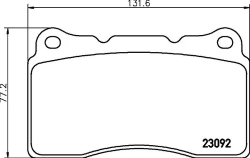 Brake pads 8db 355 011 - pads, 011-431