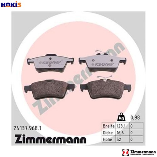 Brake pad set disc - disc,