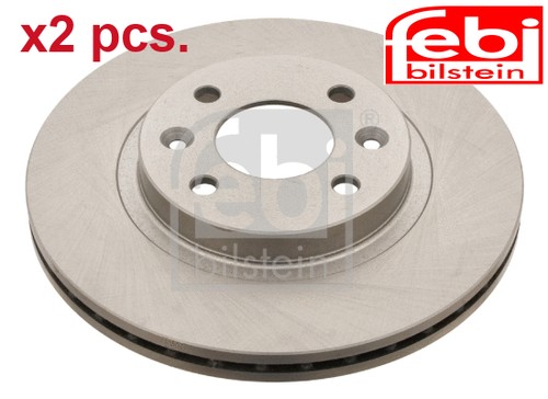 Pcs front brake disc set - x2,