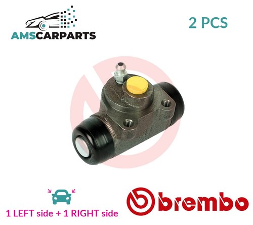 Drum wheel brake cylinder pair - cylinder,