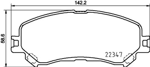Brake pads 8db - pads, 355