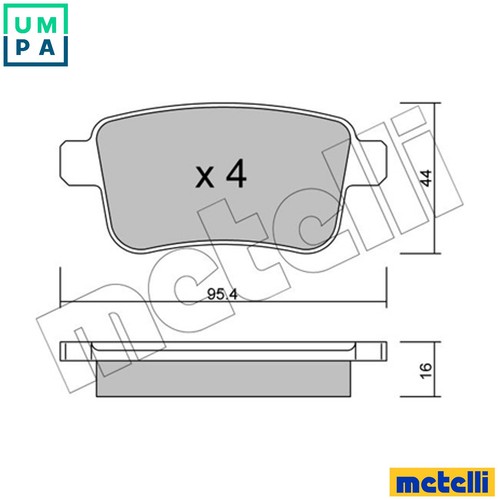 Brake pad set - brake,