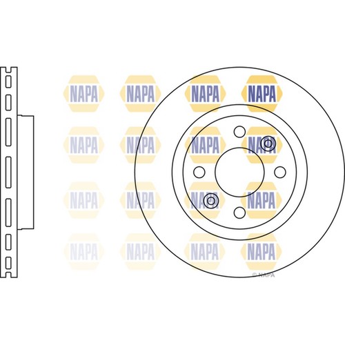 Brake discs vented for - 2x,