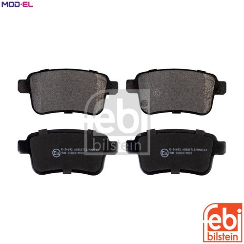 Brake pad set disc - pad, 16897