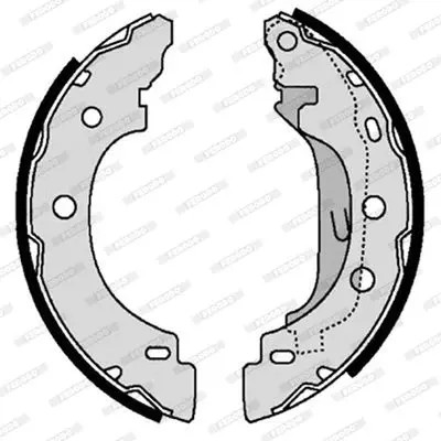 Brake shoes fsb583 ferodo - brake, for